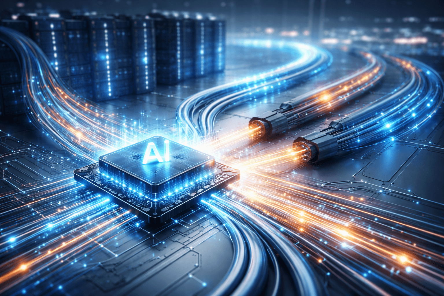 AI bliver ikke kun bremset af chips, men også af netværket