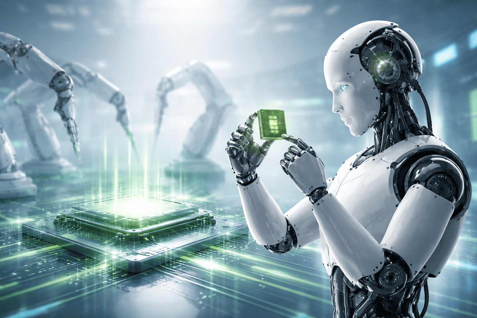 Nvidias robotstrategi peger på næste kamp om regnekraft