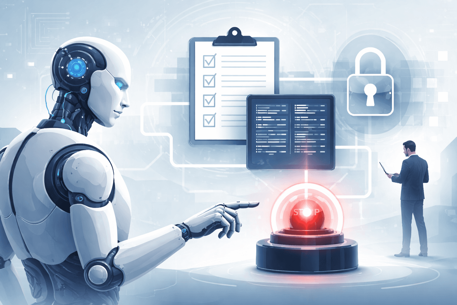 AI-agenter skal have stopklods, logbog og ejer, før de får lov at handle