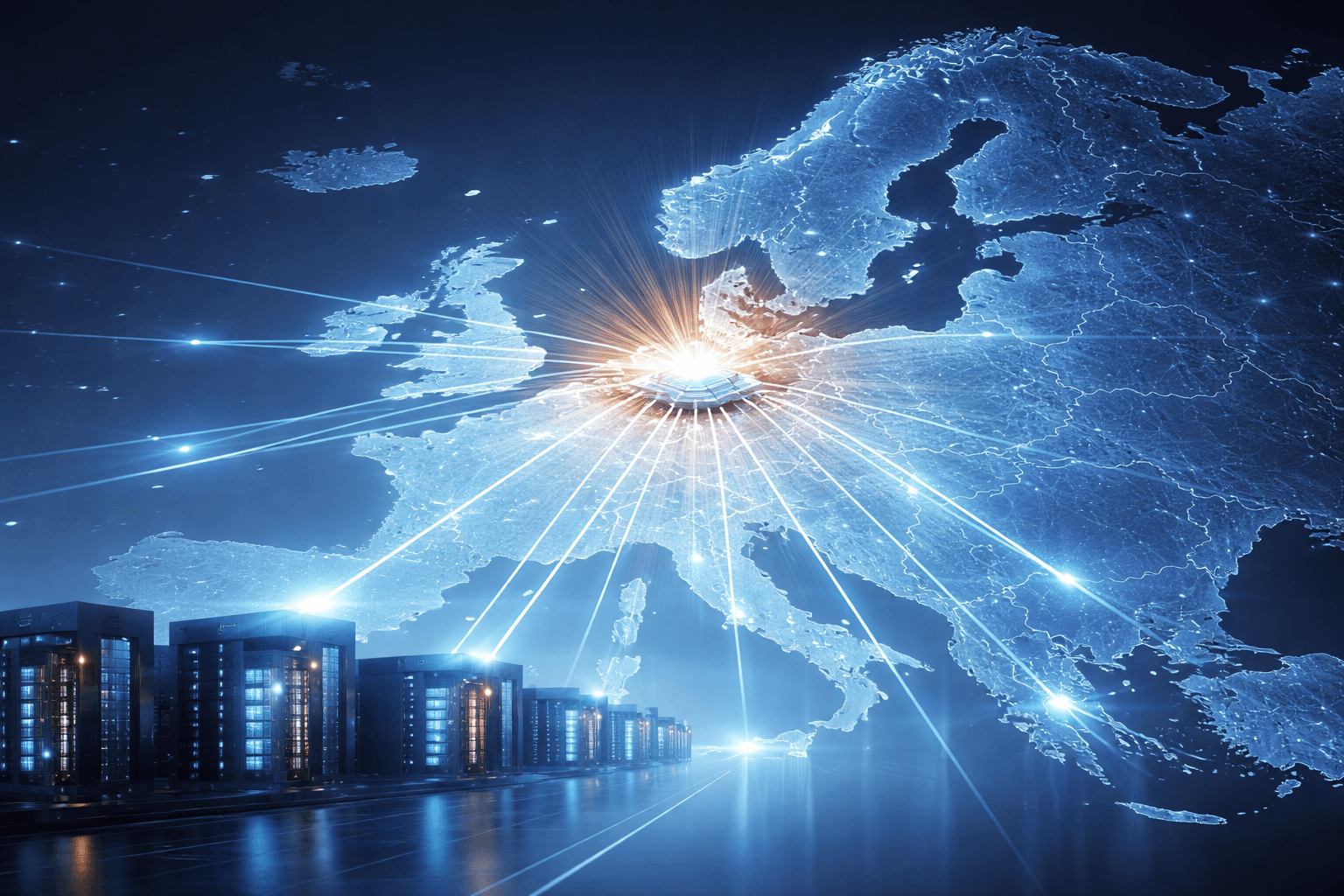 Europas AI-kapacitet rykker tættere på Danmark