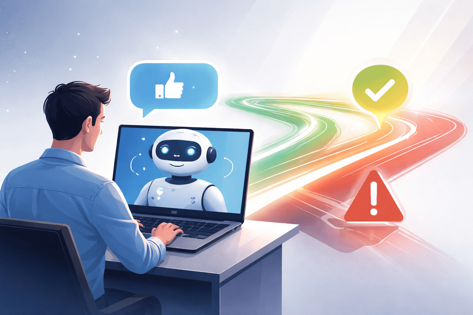 Når chatbotten giver dig ret, bliver rådet dårligere