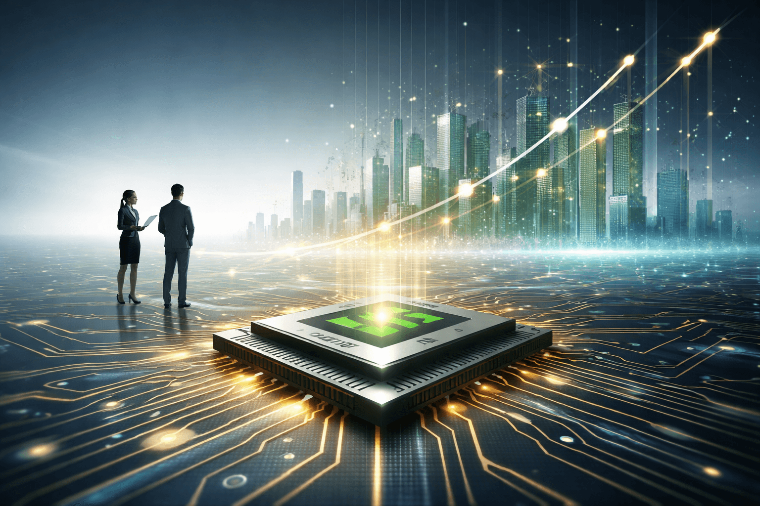 Nvidia sælger fremtiden, investorerne vil se regnestykket