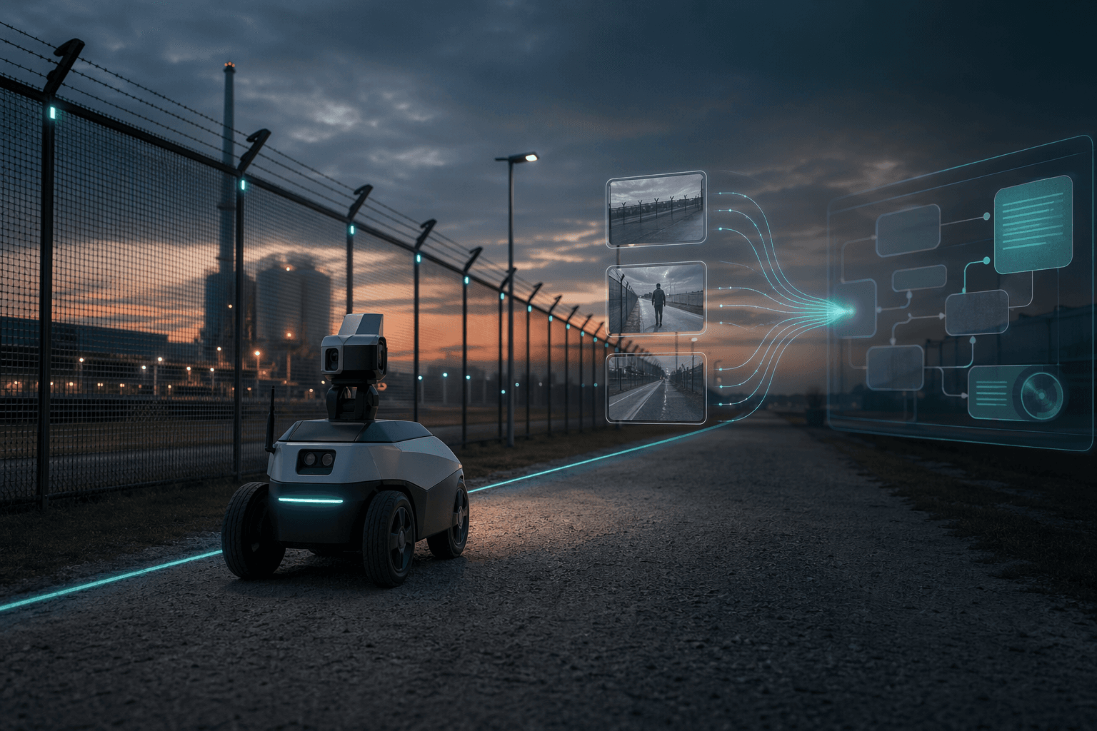 Fysisk sikkerhed for kunstig intelligens: Robotter og agenter overtager perimetersikring